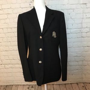 Lauren Ralph Lauren Embroidered Monogram Blazer
